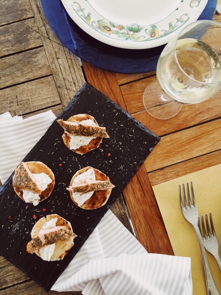 Crostini alla trota - Il Cielo di Strela